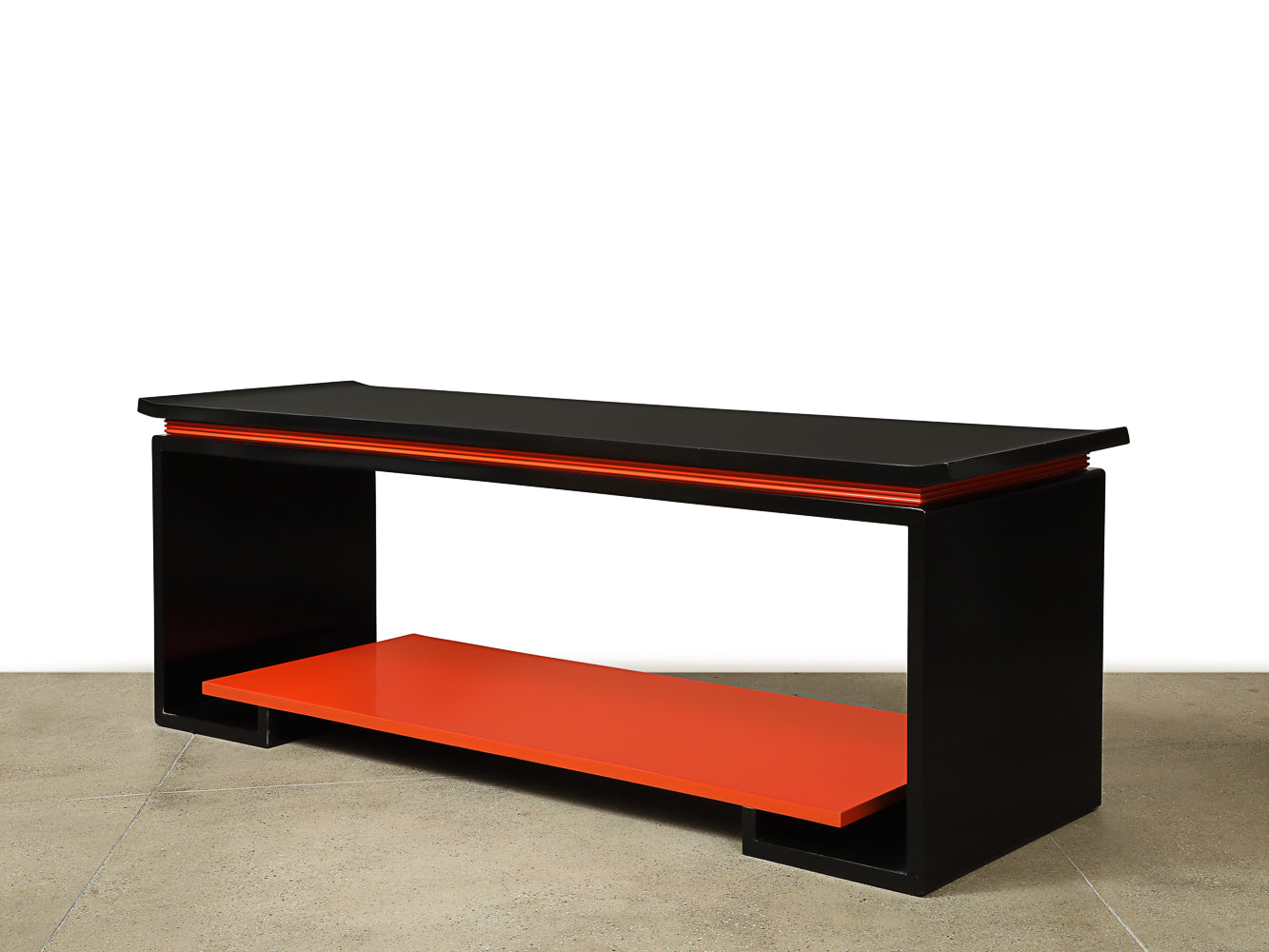Asian Modern Console Table by Paul Frankl