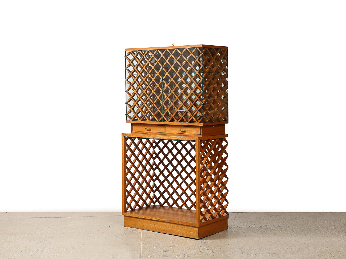 Rare Vitrine with Integrated Glass Tray by Pietro Chiesa