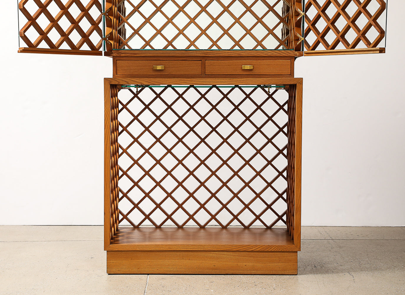 Rare Vitrine with Integrated Glass Tray by Pietro Chiesa