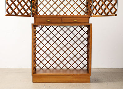 Rare Vitrine with Integrated Glass Tray by Pietro Chiesa