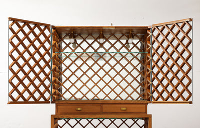 Rare Vitrine with Integrated Glass Tray by Pietro Chiesa