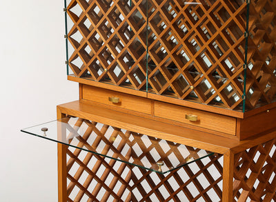 Rare Vitrine with Integrated Glass Tray by Pietro Chiesa