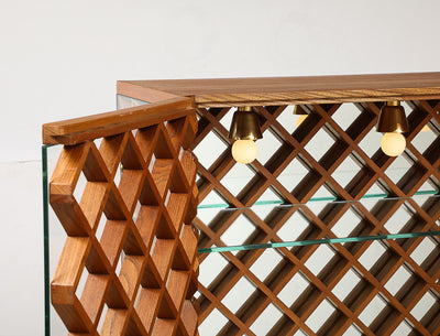 Rare Vitrine with Integrated Glass Tray by Pietro Chiesa