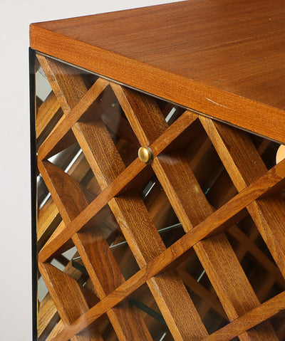 Rare Vitrine with Integrated Glass Tray by Pietro Chiesa