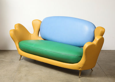 Rare Sculptural Sofa by Renzo Zavanella