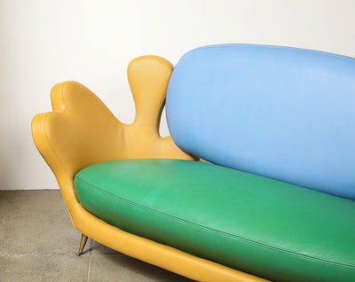 Rare Sculptural Sofa by Renzo Zavanella