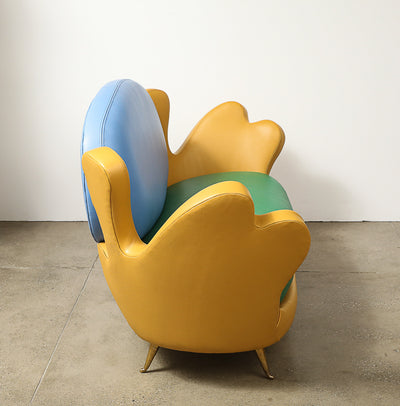 Rare Sculptural Sofa by Renzo Zavanella