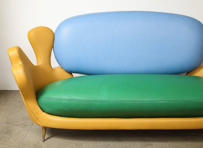 Rare Sculptural Sofa by Renzo Zavanella