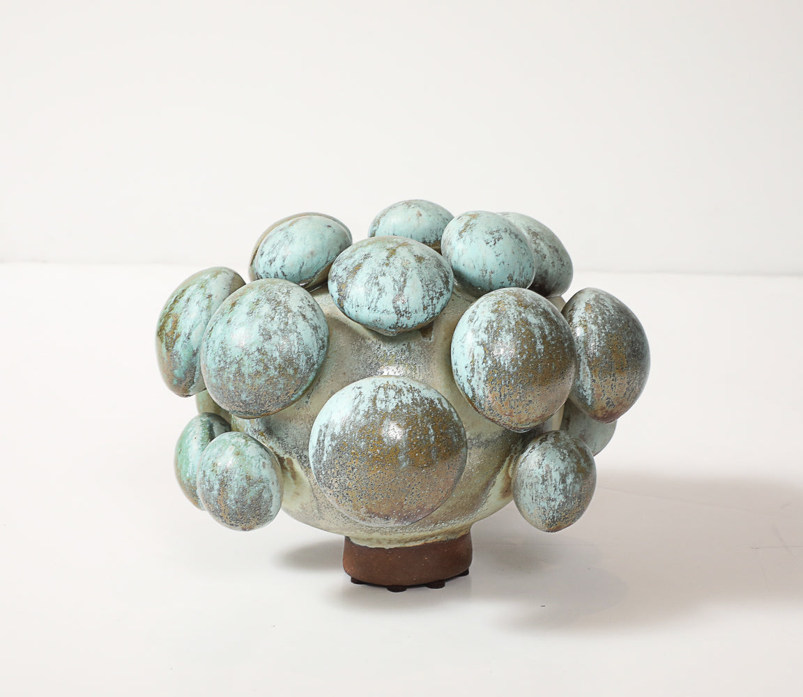 Blue Spore Vase by Robbie Heidinger