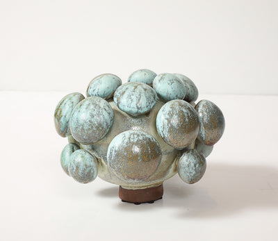 Blue Spore Vase by Robbie Heidinger