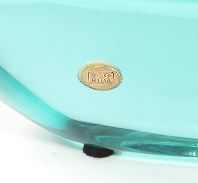 Murano Flower Sculpture by Roberto Giulio Rida