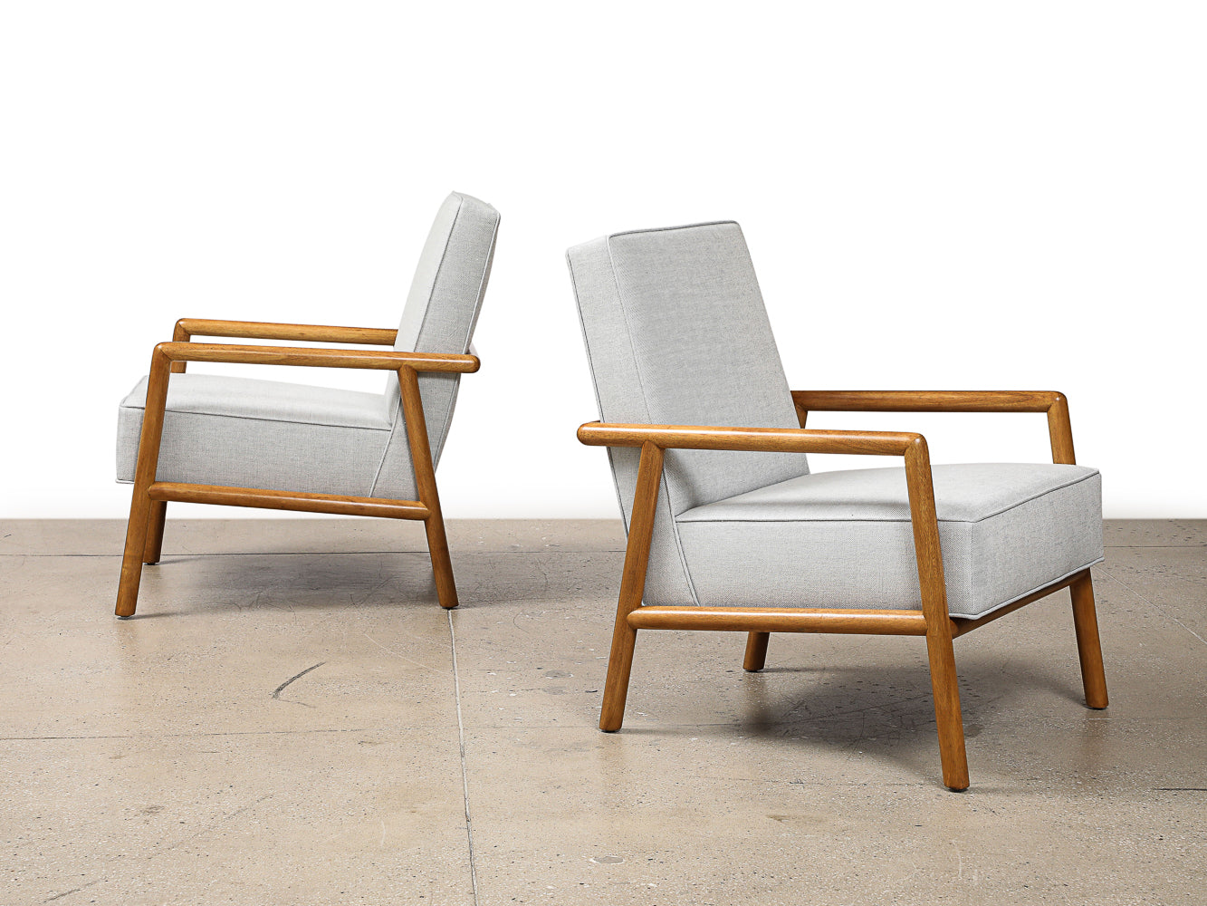 Pair of Model No. 1601 Lounge Chairs by T.H. Robsjohn-Gibbings