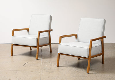 Pair of Model No. 1601 Lounge Chairs by T.H. Robsjohn-Gibbings