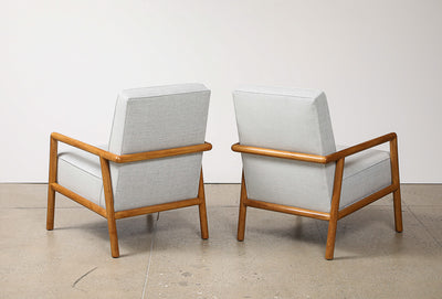 Pair of Model No. 1601 Lounge Chairs by T.H. Robsjohn-Gibbings