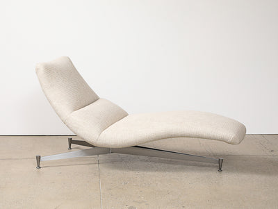 Model No. 5800 Chaise Lounge Chair by Vladimir Kagan for Kagan-Dreyfuss Inc.