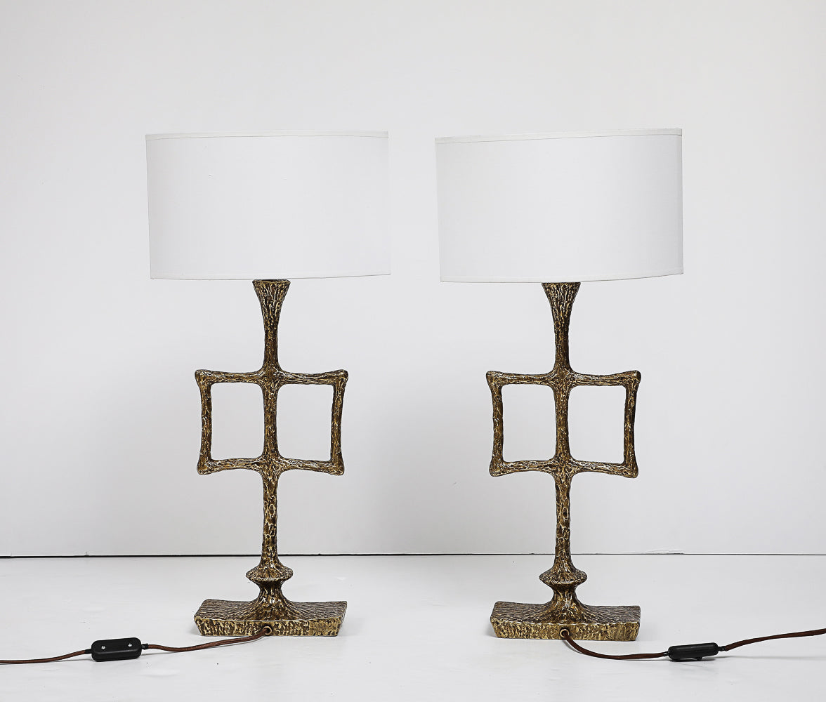 Limited Edition “Tahoma” Table Lamps by Alexandre Logé