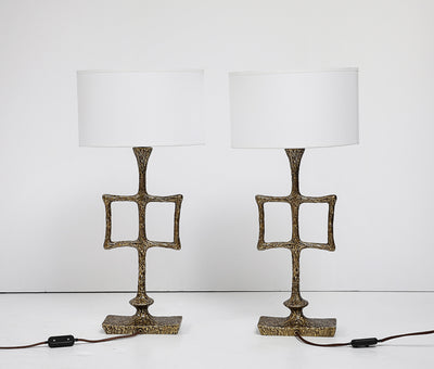 Limited Edition “Tahoma” Table Lamps by Alexandre Logé