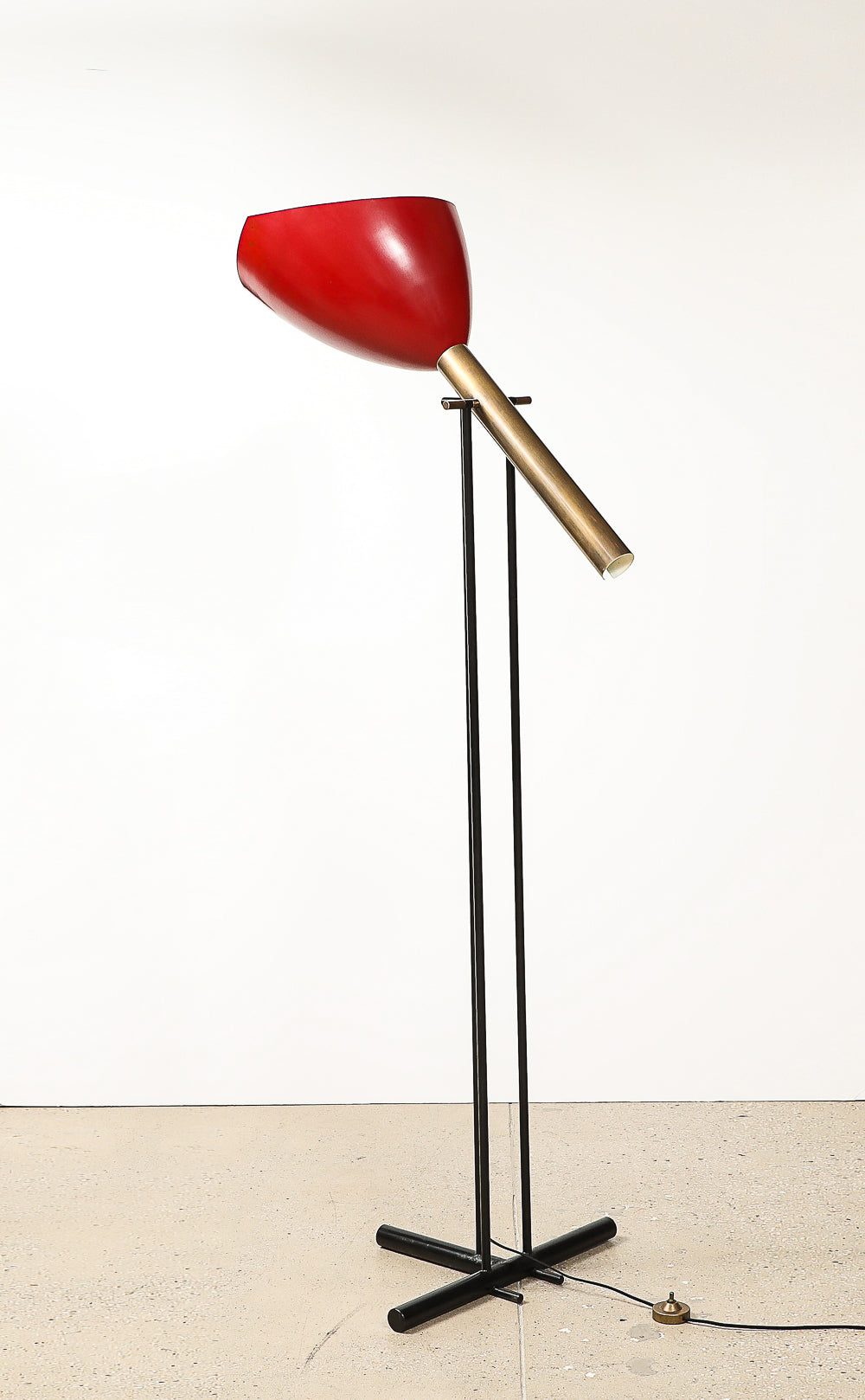 Televisione Floor Lamp by Angelo Lelii for Arredoluce