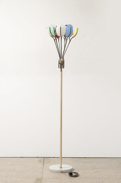 Rare Floor Lamp no. 12477 by Angelo Lelii for Arredoluce