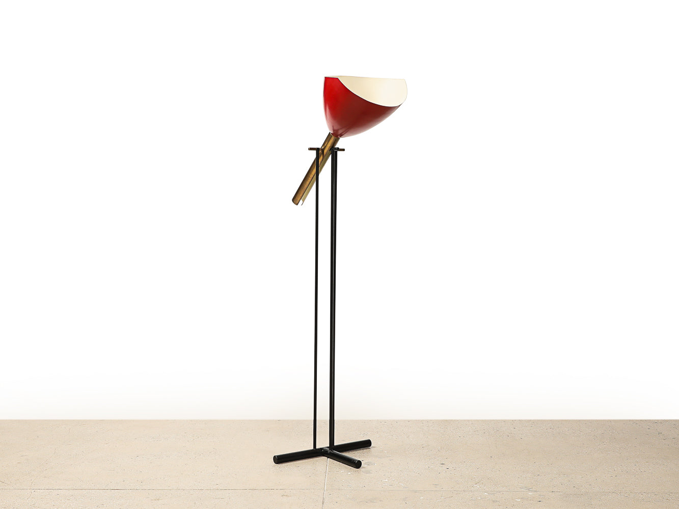 Televisione Floor Lamp by Angelo Lelii for Arredoluce