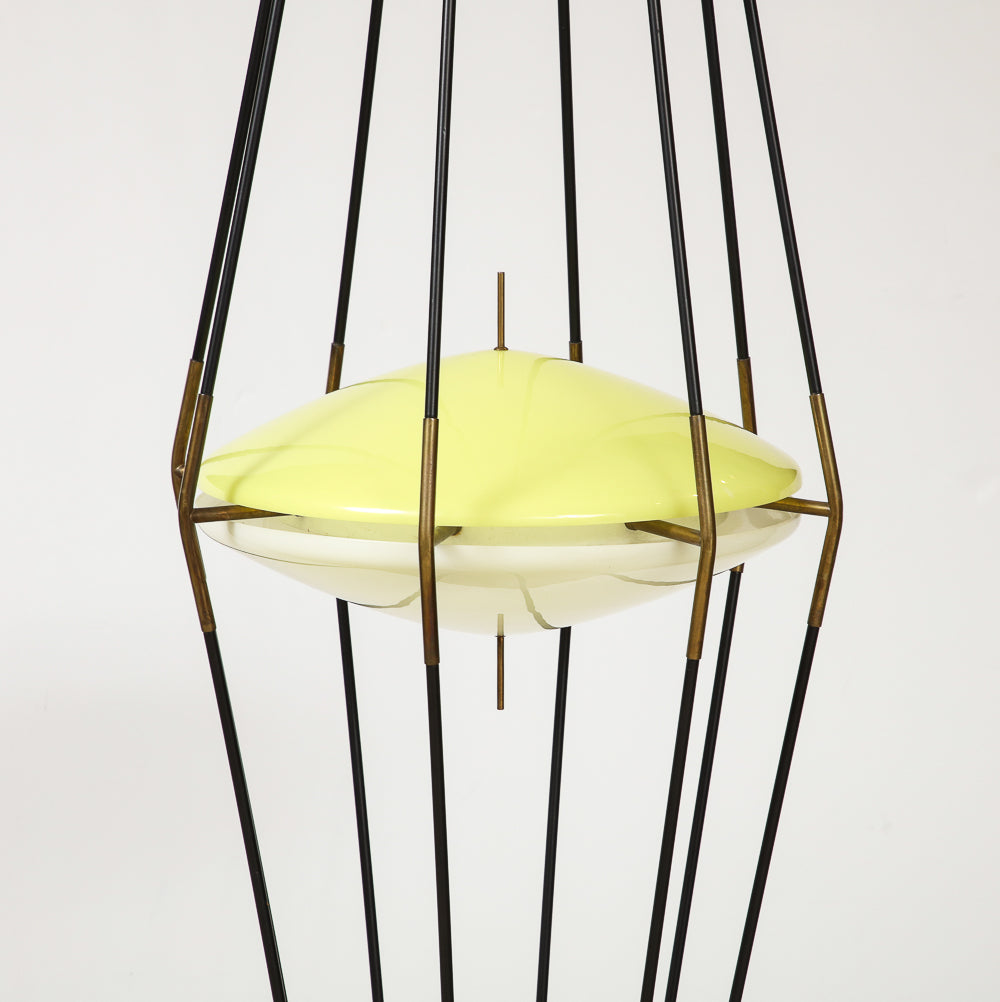 Siluro Floor Lamp by Angelo Lelii for Arredoluce
