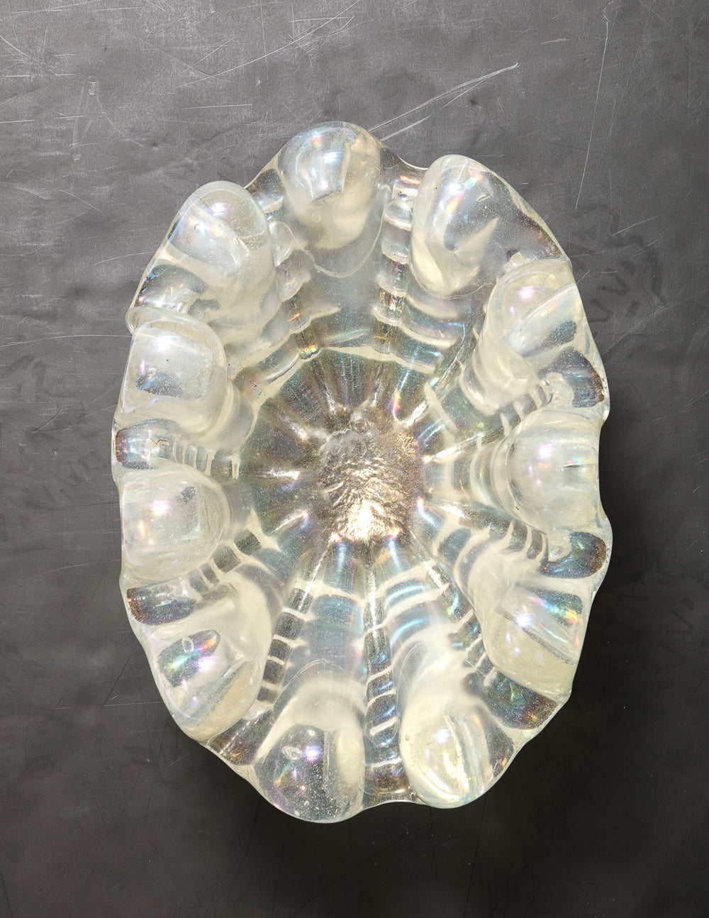Large- Scale Grosse Costolature Bowl by Ercole Barovier