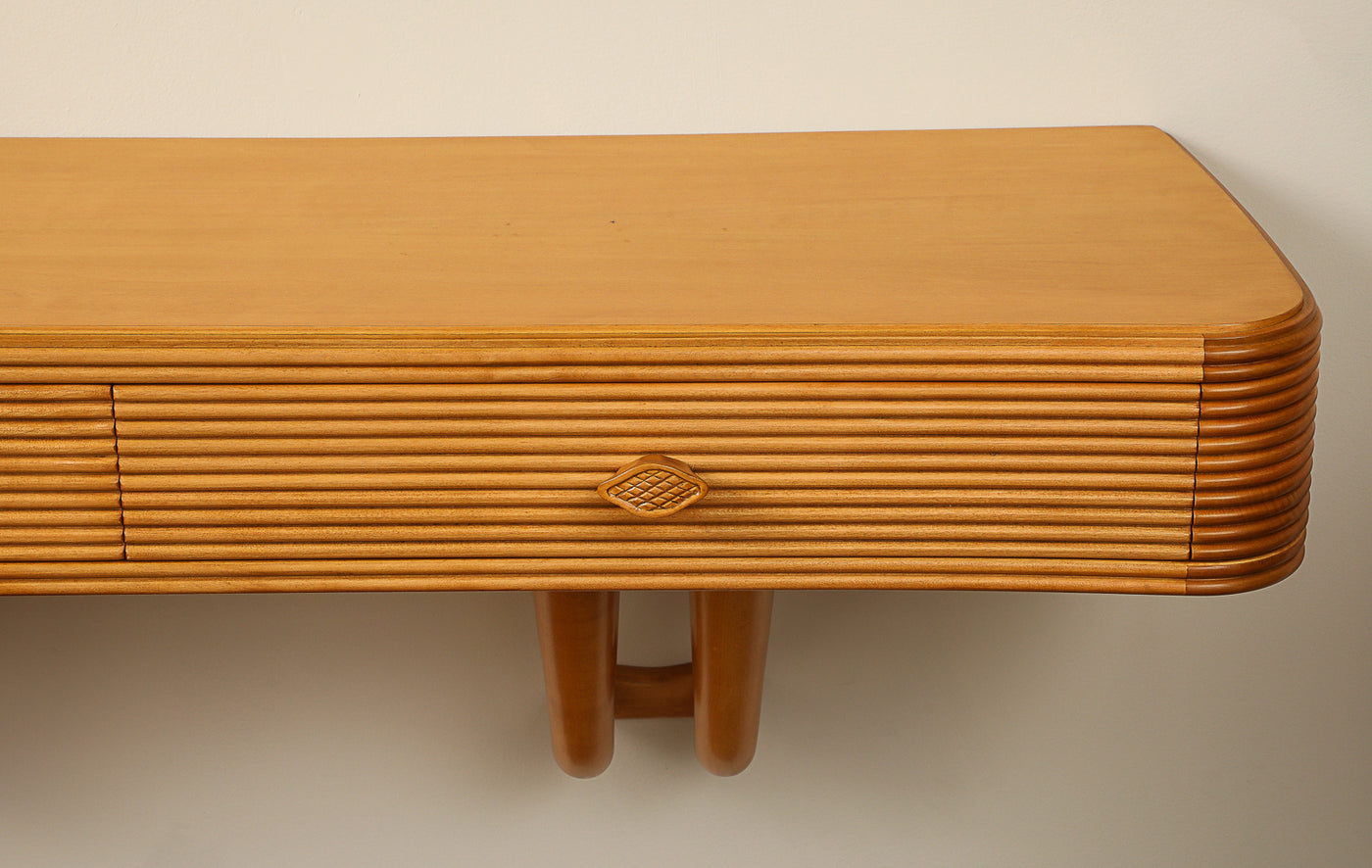 Wall Mounted Console by Osvaldo Borsani for ABV