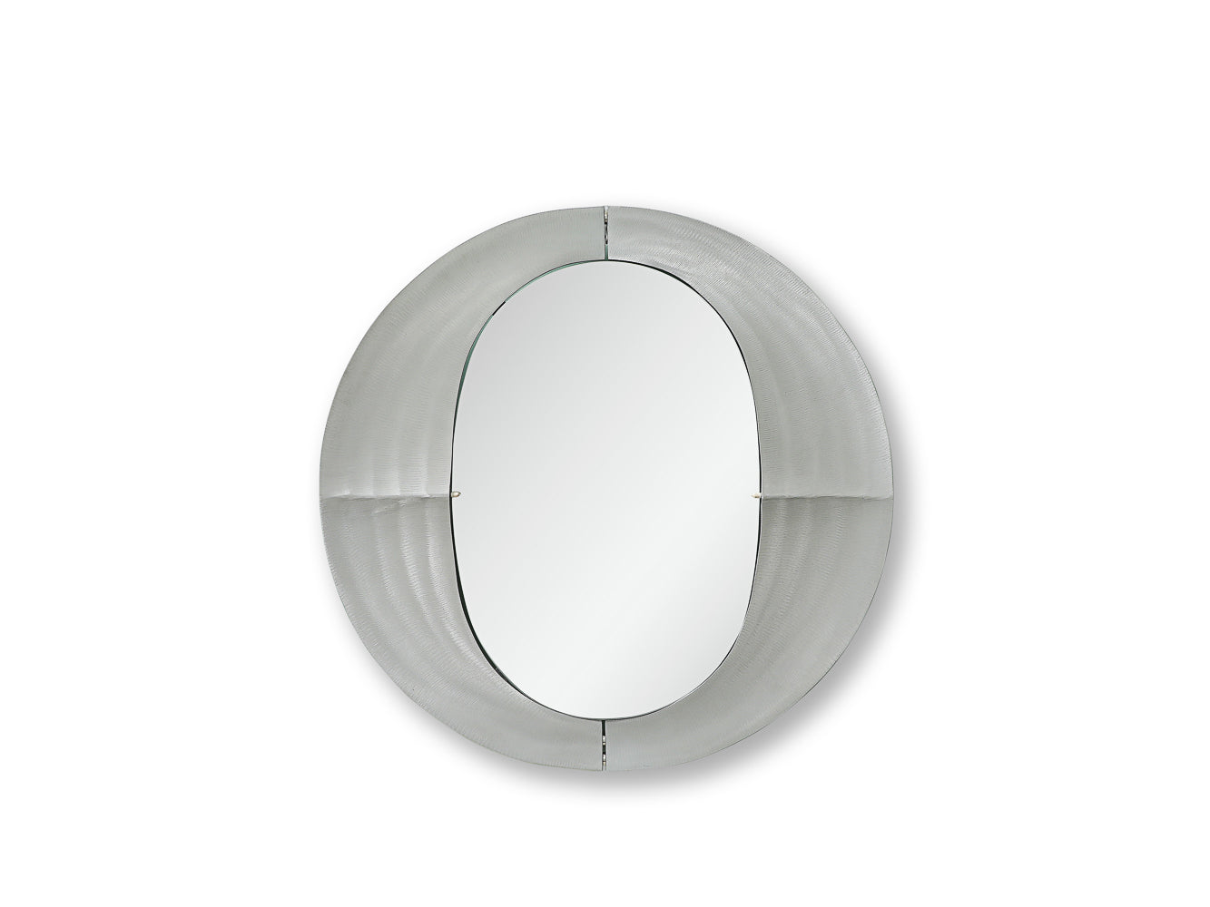 Rare Circular Mirror by Lorenzo Burchiellaro