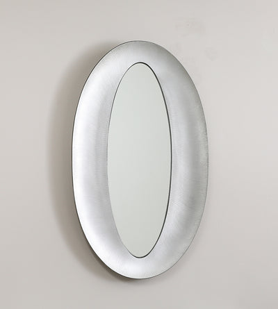 Rare Oval Mirror by Lorenzo Burchiellaro