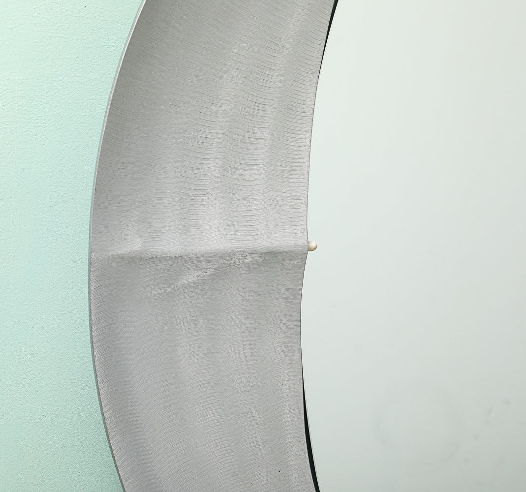 Rare Circular Mirror by Lorenzo Burchiellaro