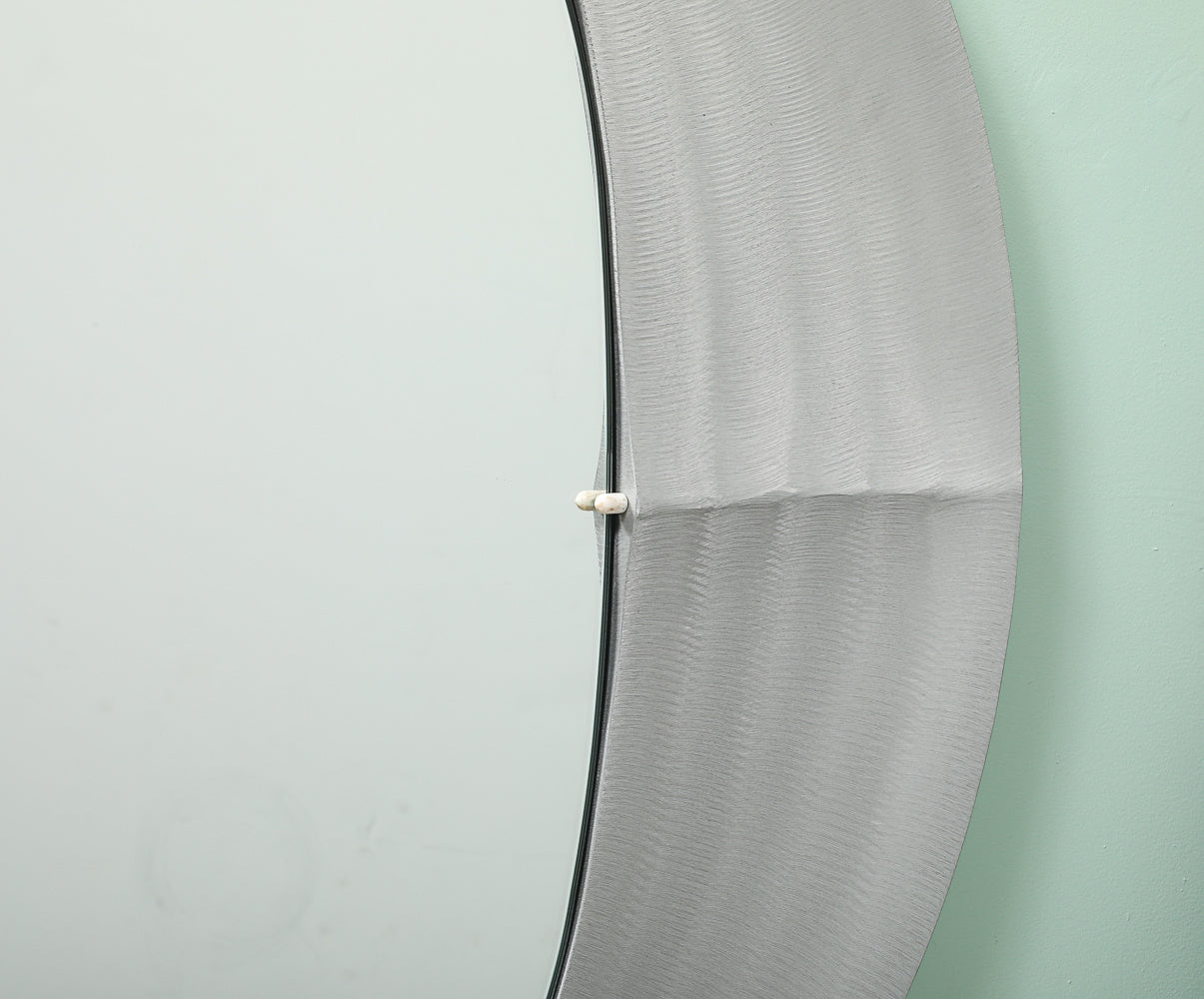 Rare Circular Mirror by Lorenzo Burchiellaro