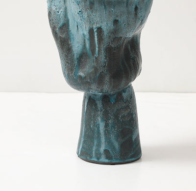 Large Pedestal Vase #5 by David Haskell