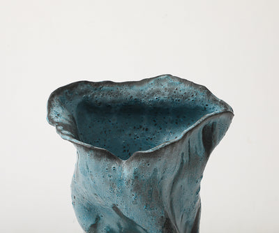 Large Pedestal Vase #5 by David Haskell