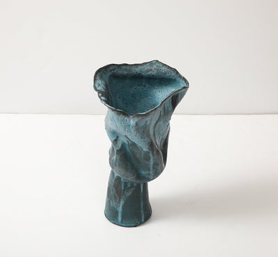 Large Pedestal Vase #5 by David Haskell