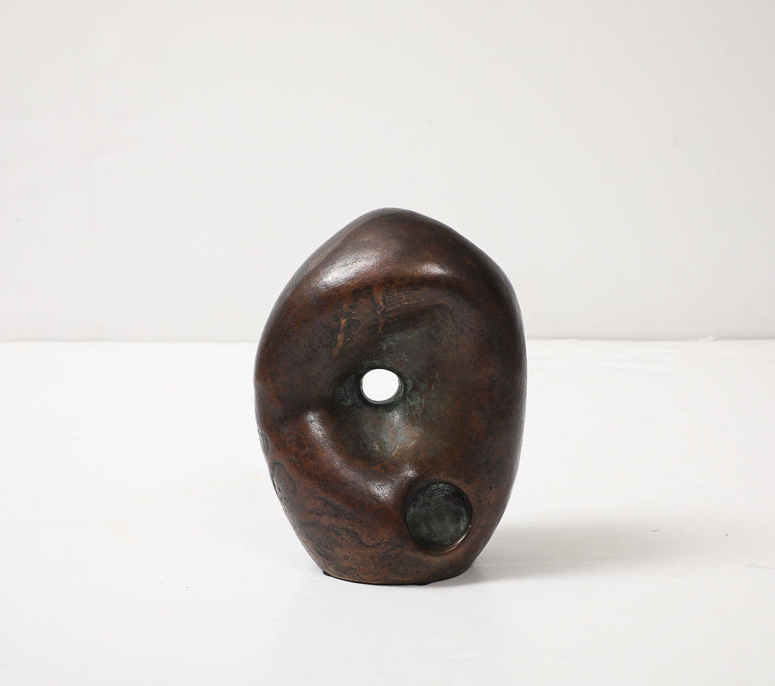 Pierced Sculpture Bronze 1 by David Haskell