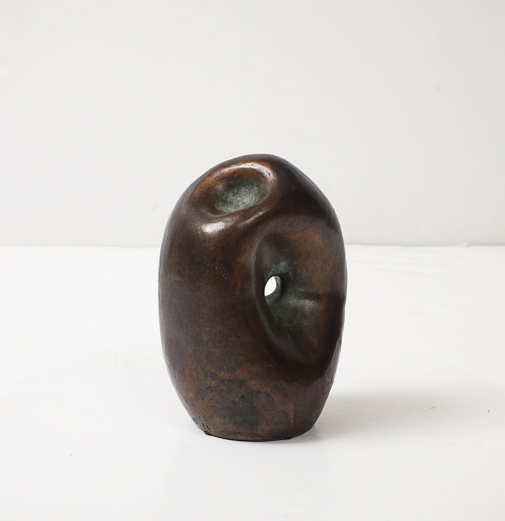 Pierced Sculpture Bronze 1 by David Haskell