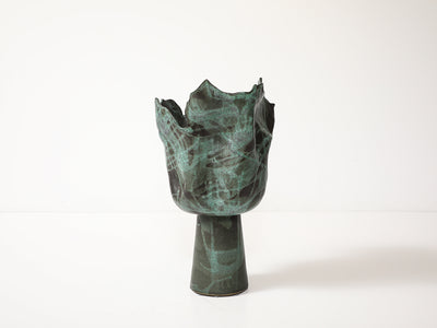 Large Pedestal Vase 2 by David Haskell