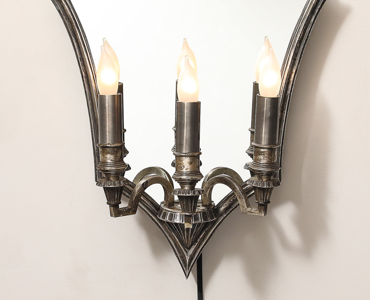 Italian 1930s Mirrored Wall Lights