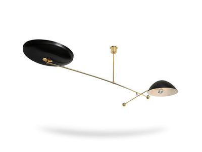 Double Dish Mobile Fixture by Fedele Papagni