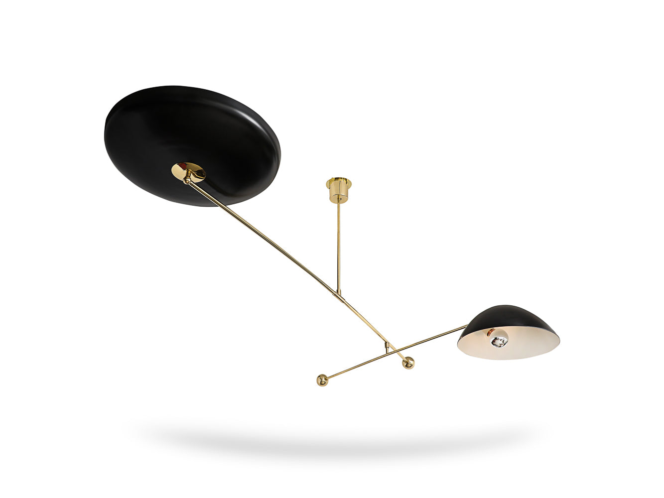 Double Dish Mobile Fixture by Fedele Papagni