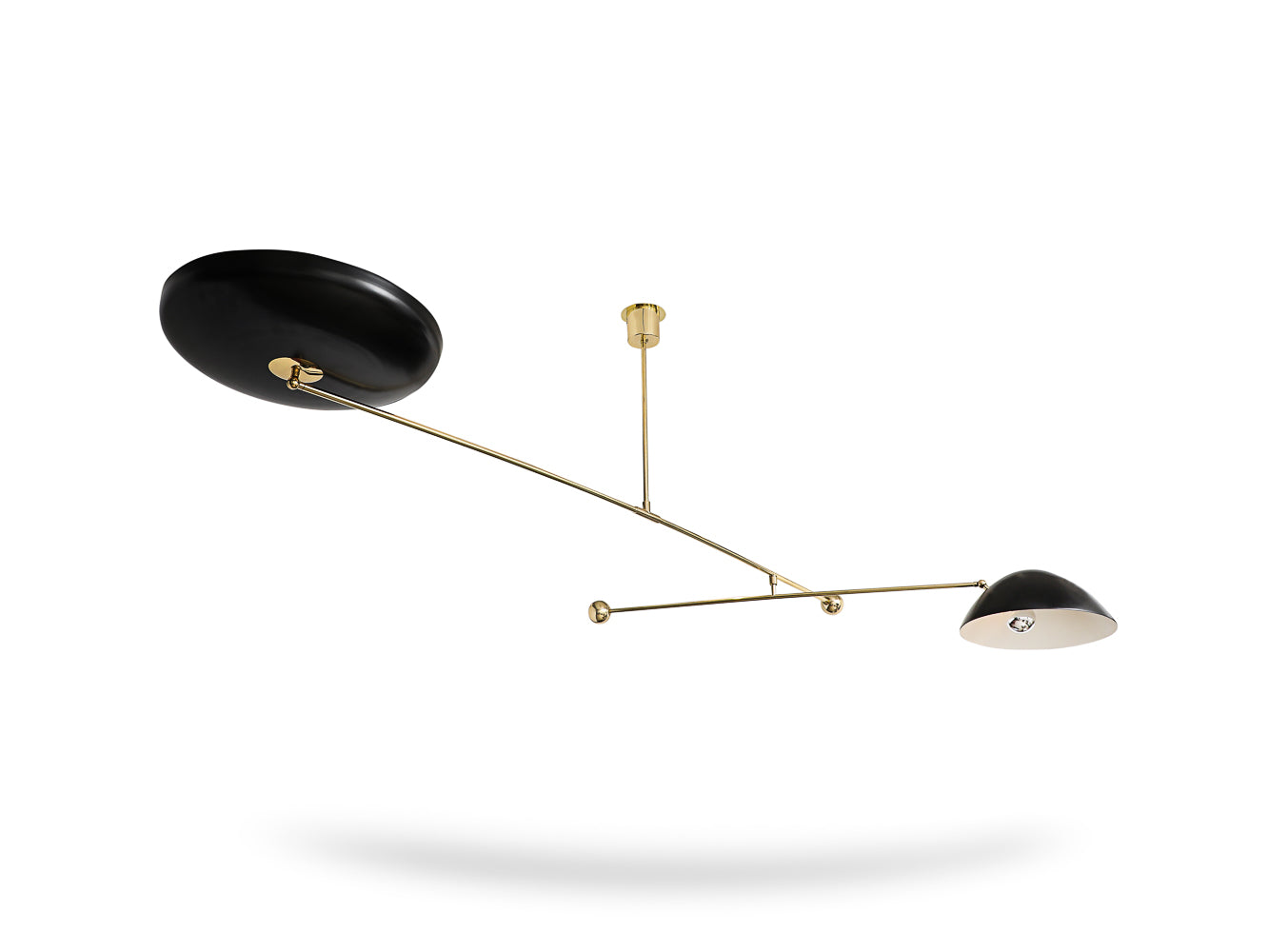 Double Dish Mobile Fixture by Fedele Papagni