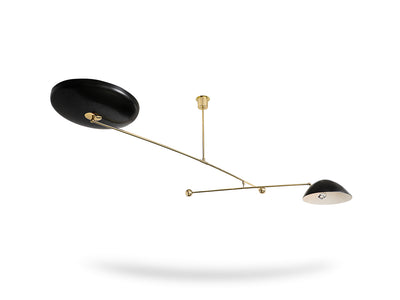 Double Dish Mobile Fixture by Fedele Papagni