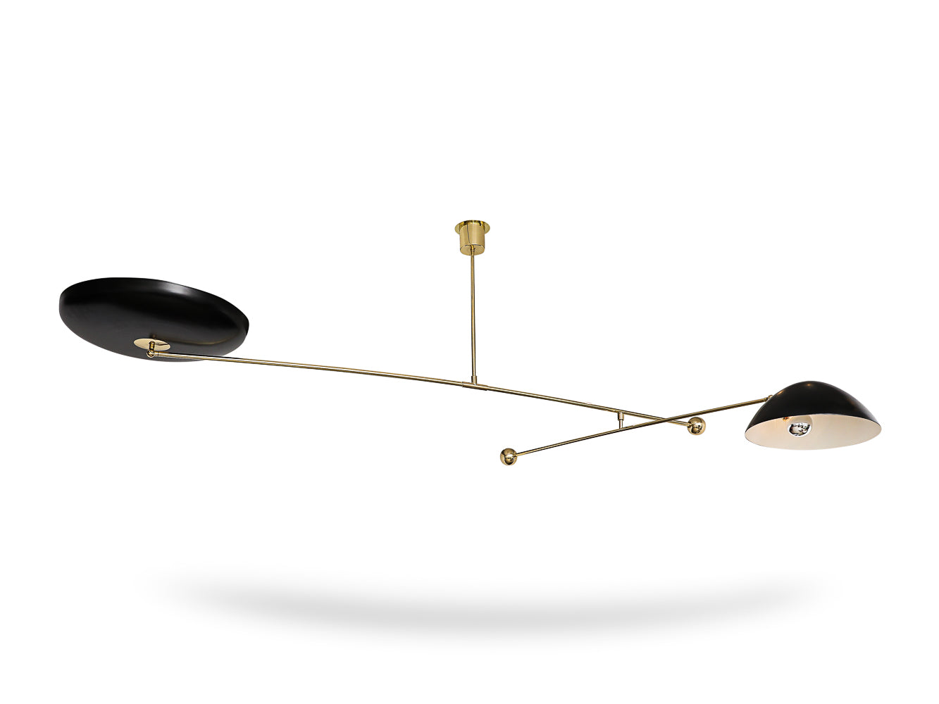 Double Dish Mobile Fixture by Fedele Papagni