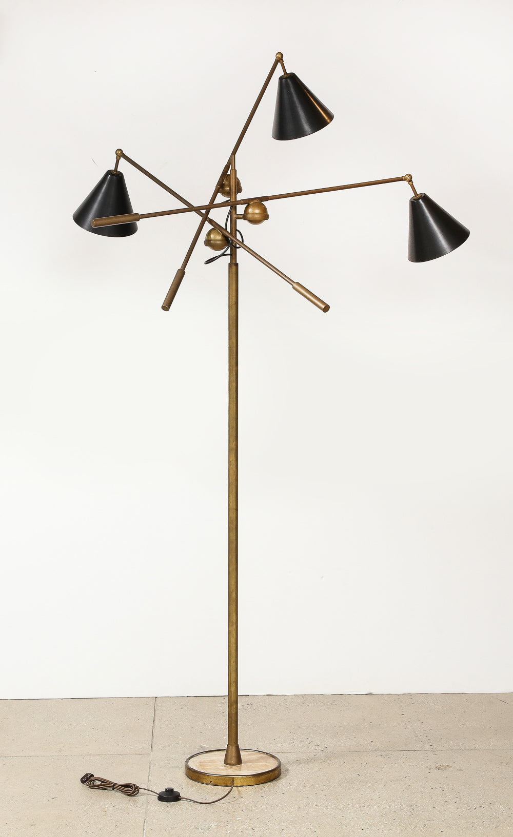 3-Arm Floor lamp by Fedele Papagni