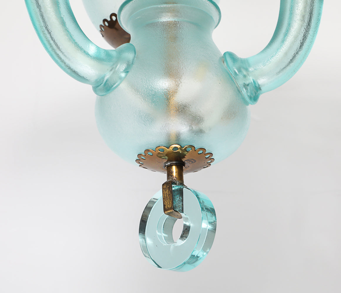 Rare Corroso Chandelier by Flavio Poli for Seguso