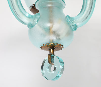 Rare Corroso Chandelier by Flavio Poli for Seguso