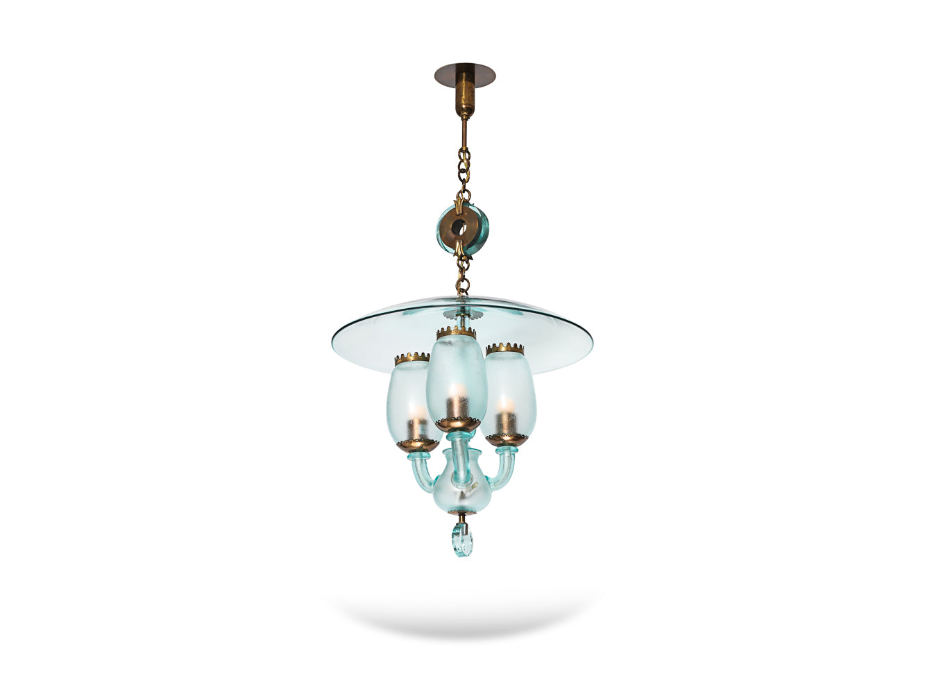 Rare Corroso Chandelier by Flavio Poli for Seguso