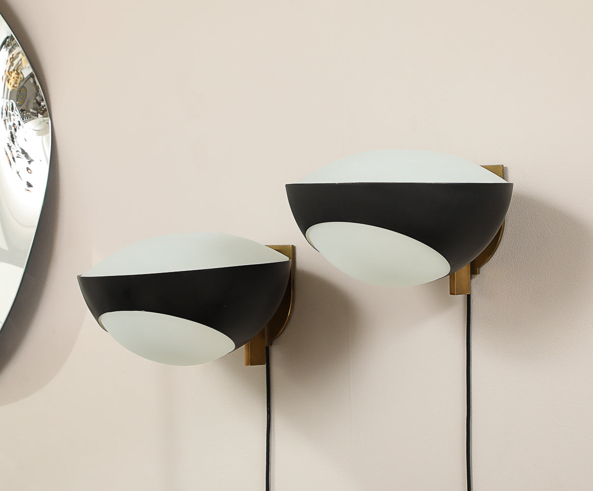 Pair of Wall Lights by Fontana Arte