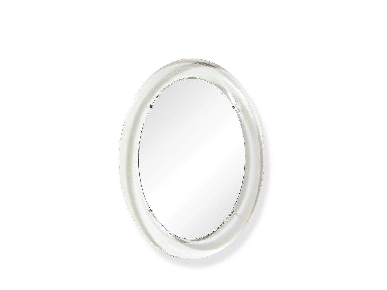 Oval Mirror by Max Ingrand for Fontana Arte