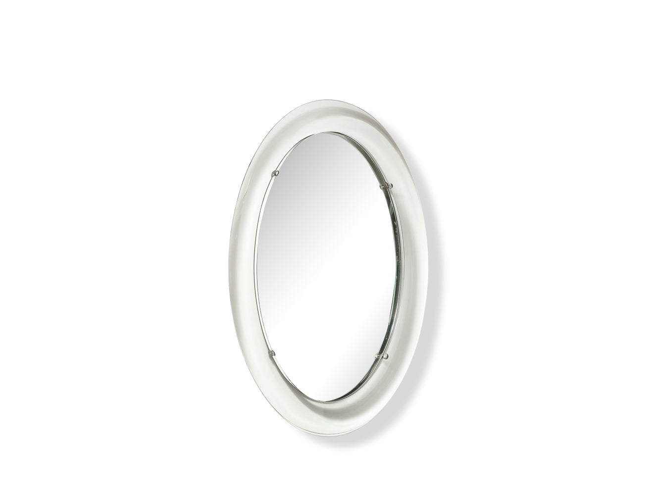 Oval Mirror by Max Ingrand for Fontana Arte